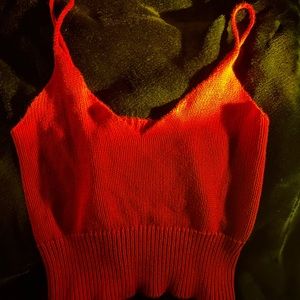 Brandt Melville knitted red tank